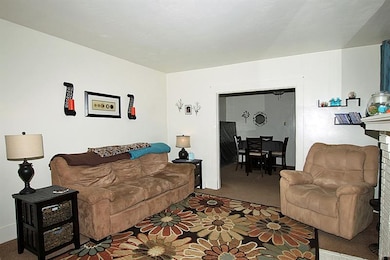 Spacious first floor living room.