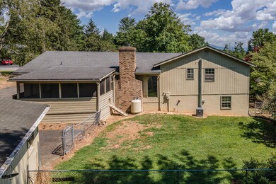 rear of home