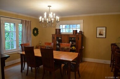 Lovely dining room open to the kitchen