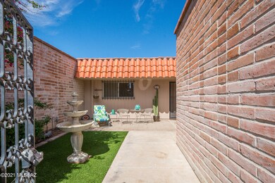 front courtyard