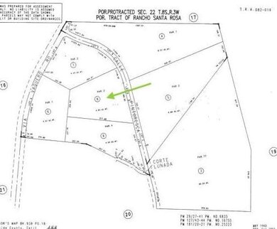 Parcel identified on map.