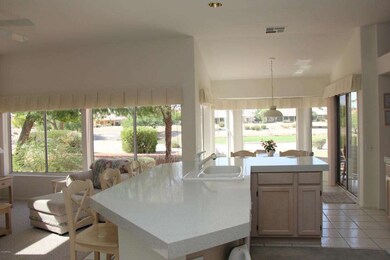 Golf Course Views from Kitchen Area