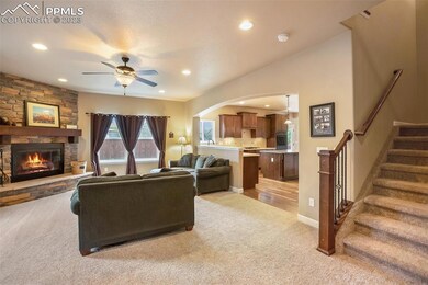 Spectacular 26' Great Room with Wood Burning Firep