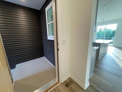 Covered entry into the home.