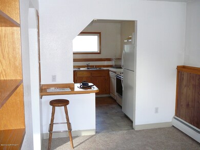 unit B kitchen from dining