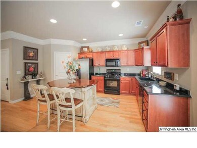 Large kitchen with granite counters, stainless app