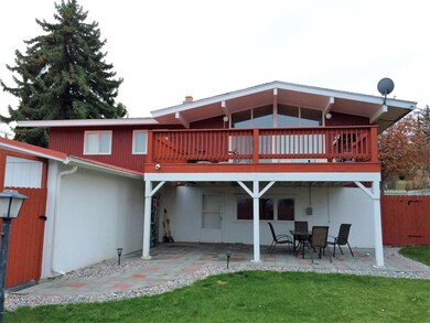 Back yard deck and Patio