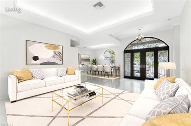 Living room Dining room