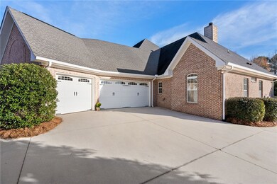 Three-car garage with side entry