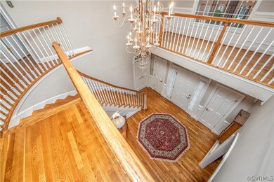 Foyer as Seen from the Upstairs Balcony & Loft