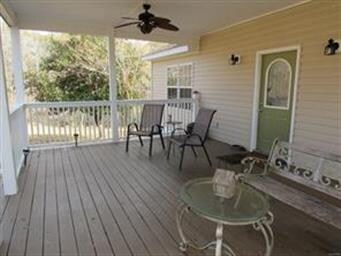 Covered front porch.