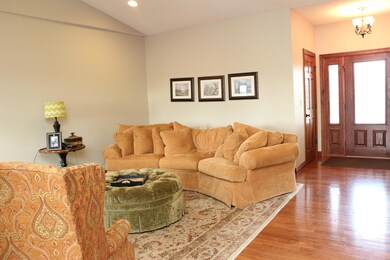 Great Room w/Hardwood Floors & Fireplace