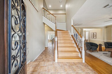 Step inside and be greeted by a bright and airy en
