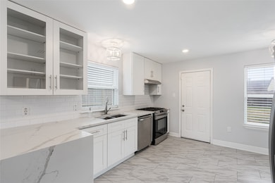 Elegant finishes are found all throughout the home