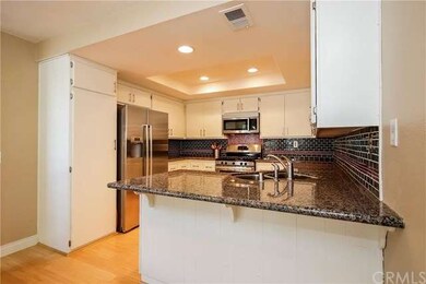 Large kitchen, with plenty of prep area, large pan