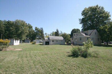 behind the house