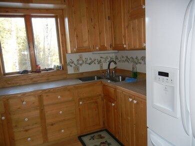 Knotty pine kitchen