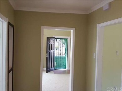Front door view from hallway
