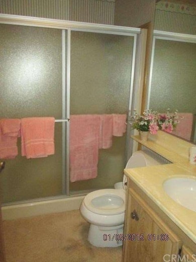Guest bathroom with shower. 