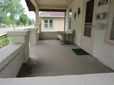 Open front porch