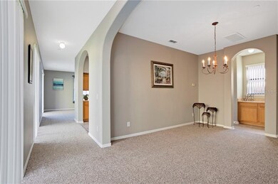 Formal dining room with Butler Pantry.