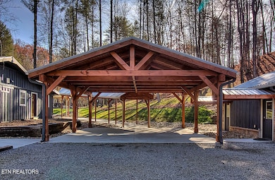 Timber frame carport