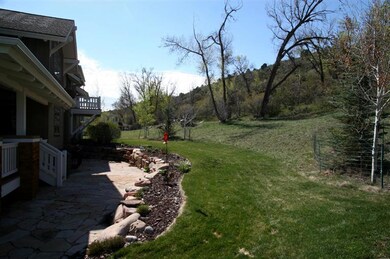 Back patio of home