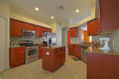 kitchen looking from the dinette area