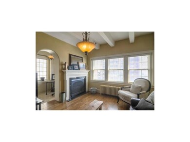 Fireplace is electric--no wood to carry or ashes t