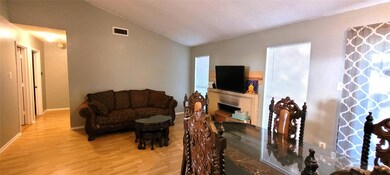 Wood look flooring.