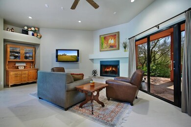 Wood Burning fireplace in Family Room