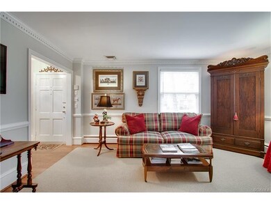 Gleaming hardwood floors throughout are comfortable under foot and highlight the quality of construction.