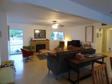 Living room, looking East