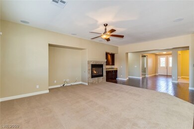Another view of front entry, plus open Den, Hallwa