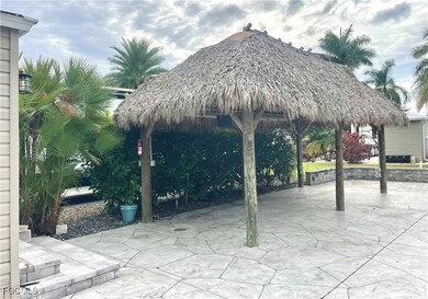 View of patio / terrace with a gazebo