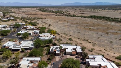 drone back rural view