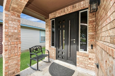 Beautiful custom made metal door.