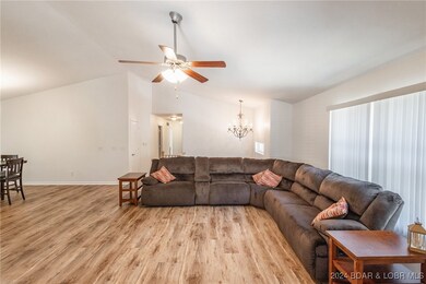 Upstairs living area.