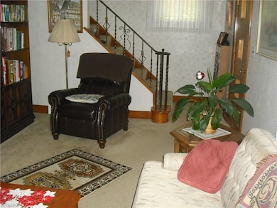 Enter from the enclosed front porch into the comfo