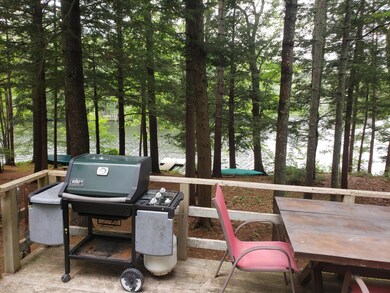 gas grill looking at dock