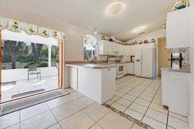 French doors to Porch