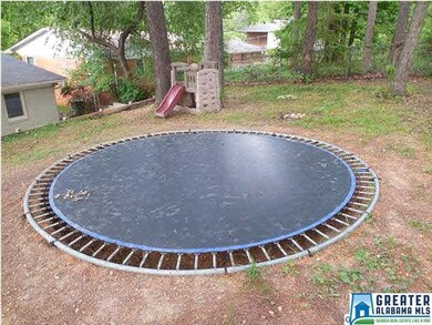 Recessed trampoline is fun and safe