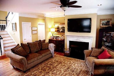 Family room opens to Kitchen, no one is left out of gathering.