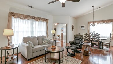 Open Living Space with Vaulted Ceilings
