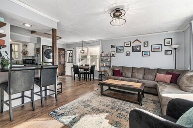 Gorgeous Open Concept Living Room That Sits Conven