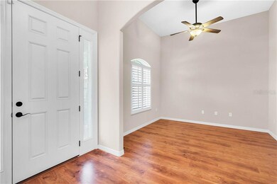 Large foyer opens to your formal living room to th