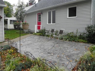 Stamp concrete patio - come and sit a spell!