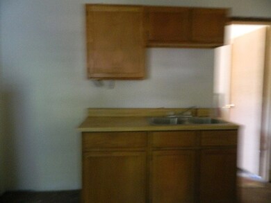 back section partial kitchen