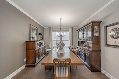 Large formal dining area located just off the fron