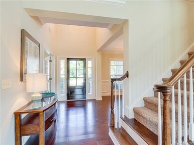 Entry Way opposite view.  Dining room and office f